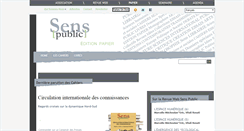 Desktop Screenshot of edition.sens-public.org